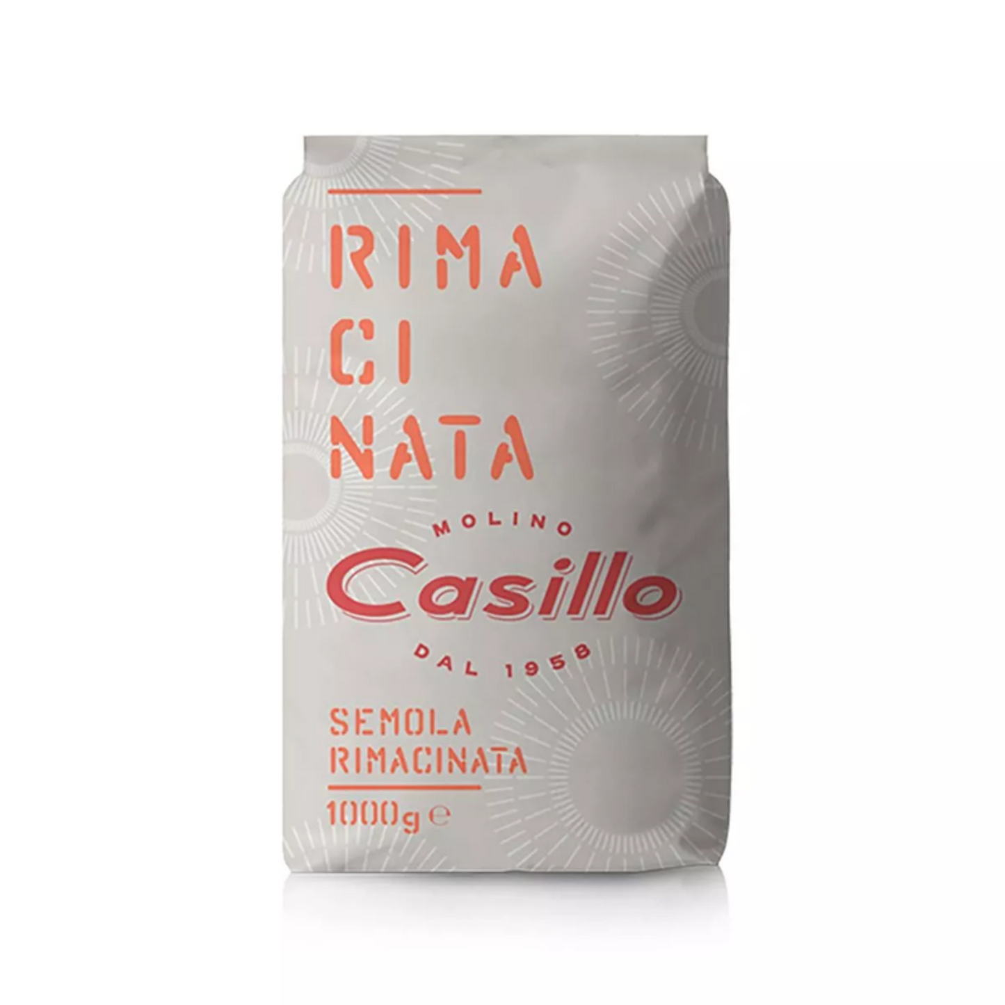 Casillo Semola Rimacinata - Semolina - 1kg Bags - for pizzas