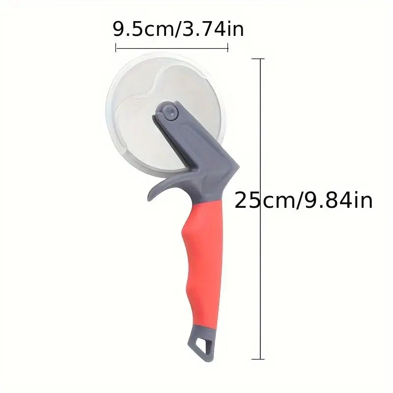 Stainless Steel Pizza Wheel Cutter - Ergonomic Handle - Durable 304 Stainless Steel