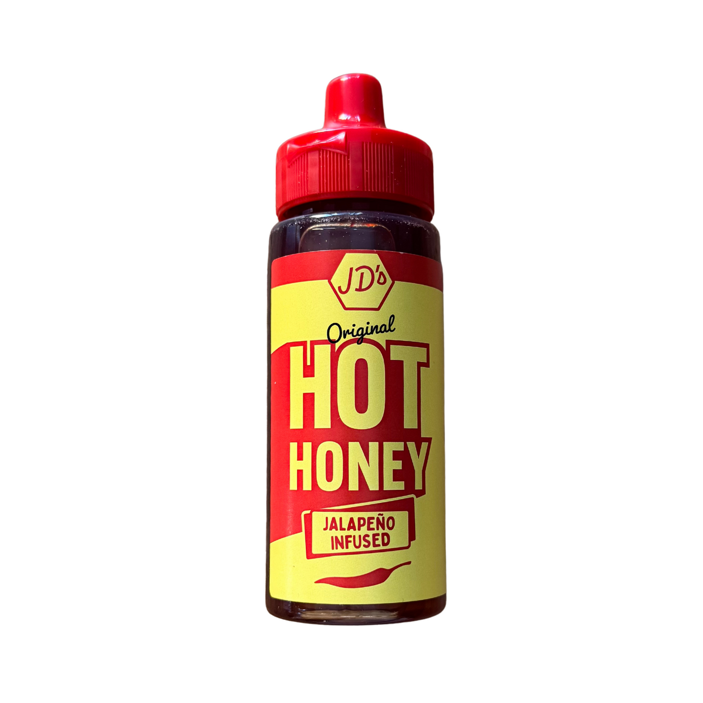JD's Hot Honey Sauce - For Drizzling on Pizzas, Pastas - Jalapeno, Habanero, and Chipotle Infused Flavours