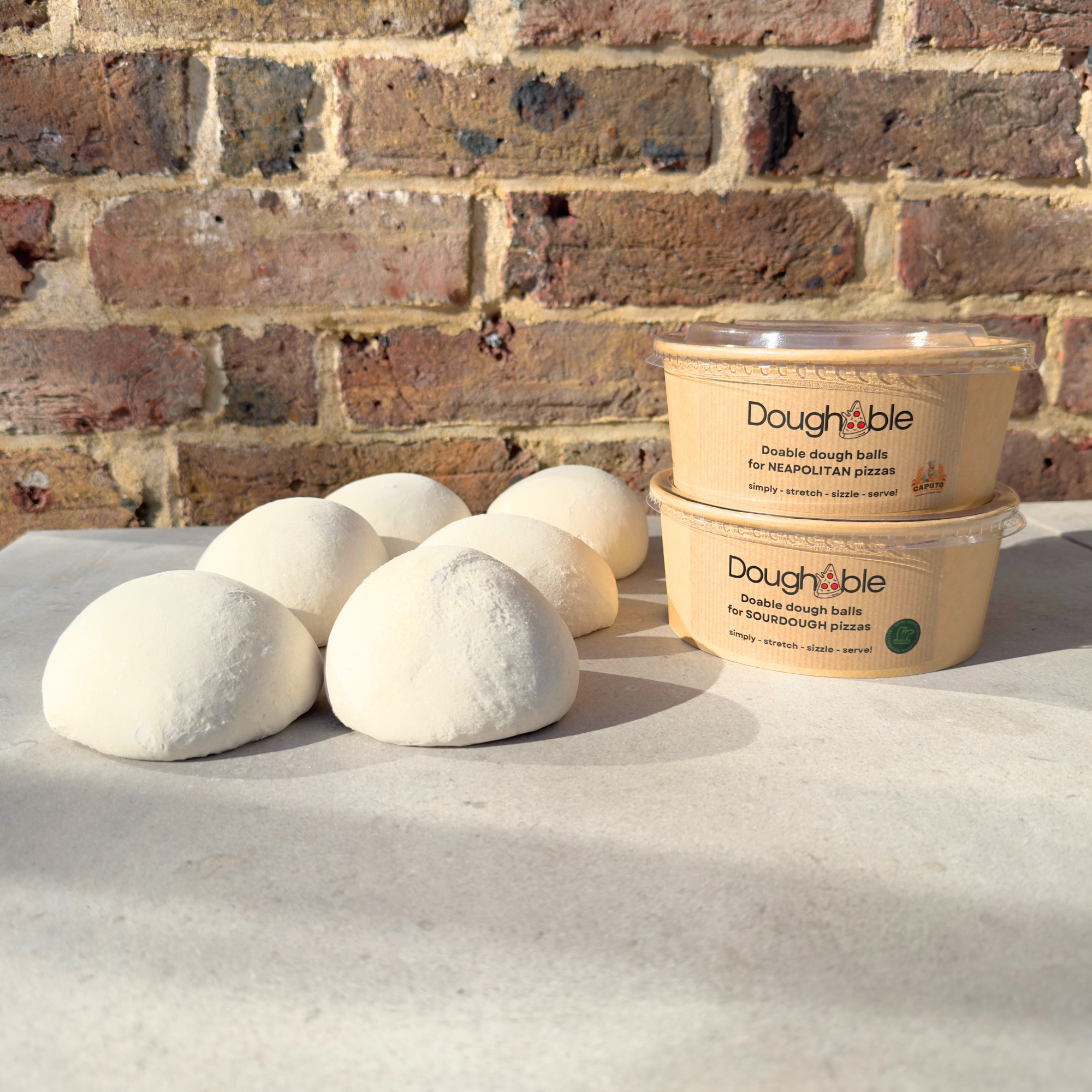 Neapolitan pizza dough balls for Ooni and Gozney pizza ovens