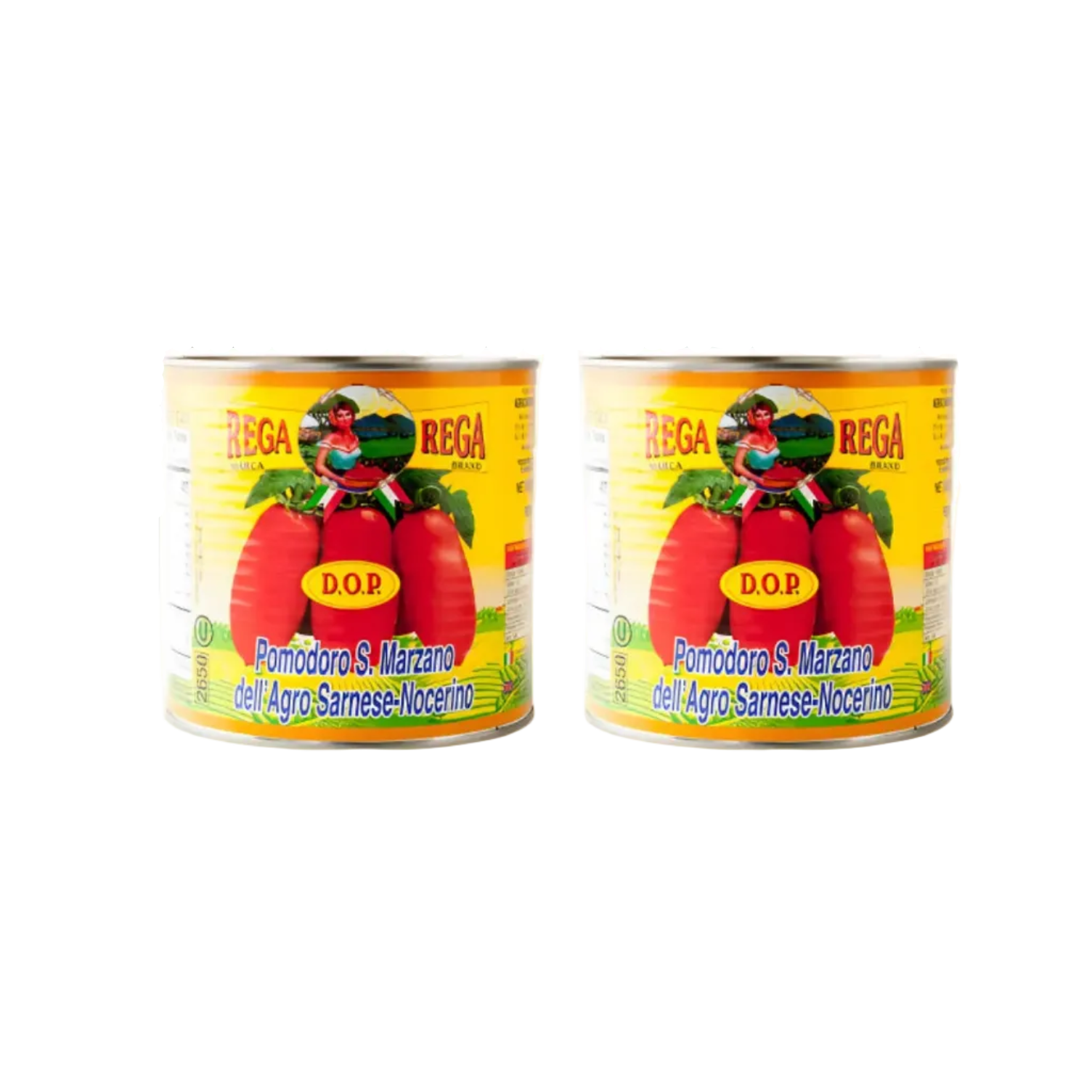 Rega San Marzano DOP tomatoes 2 x 800g tins