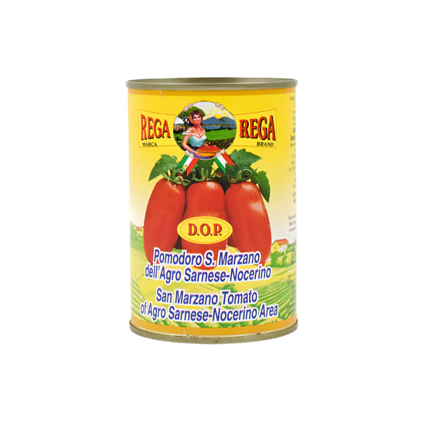 Rega San Marzano DOP whole peeled plum tomatoes