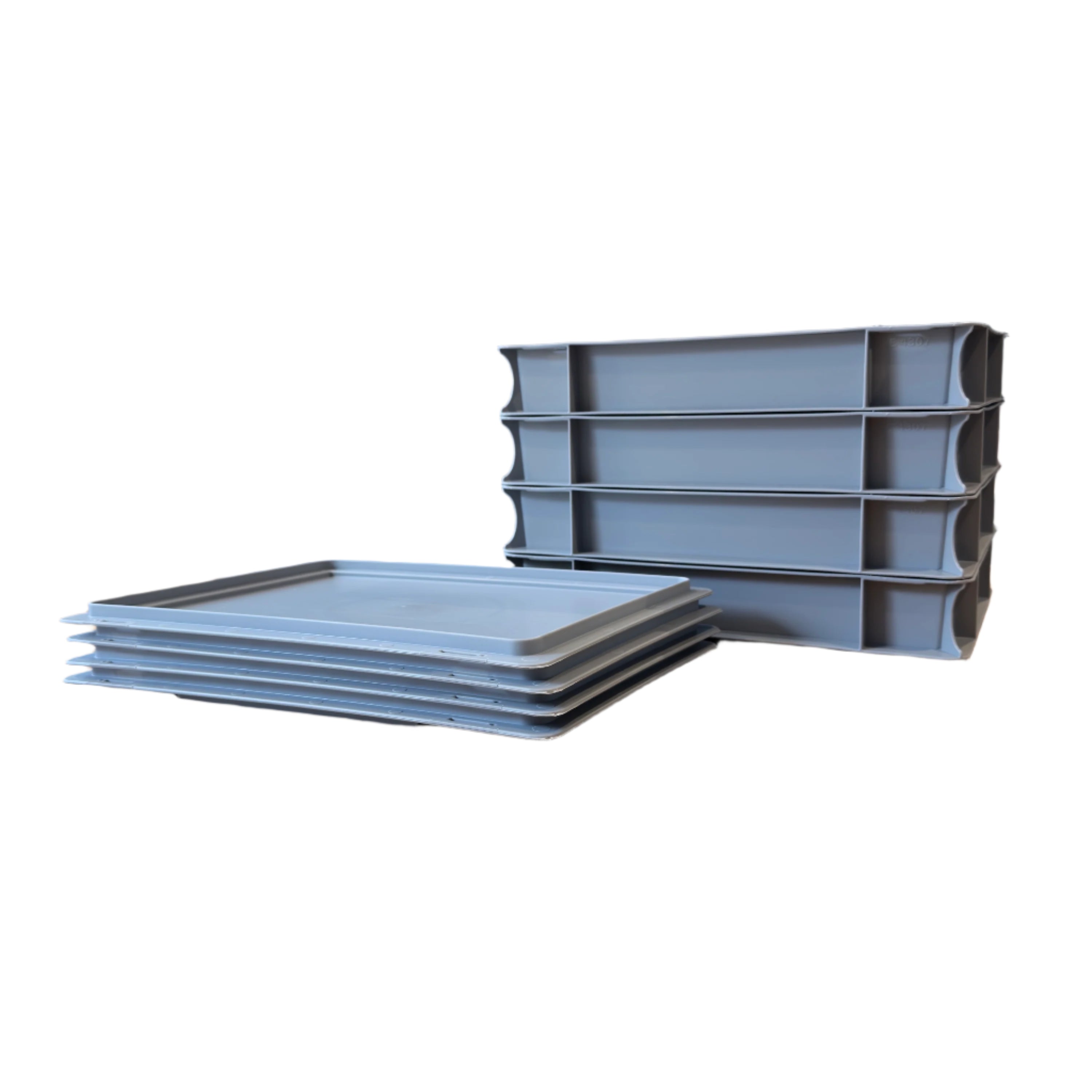 dough ball 4 trays and 4 lids