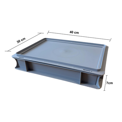 Pizza Dough Ball Proving Trays and Lids - Bread Leavening - Fits in most Fridges - Stackable