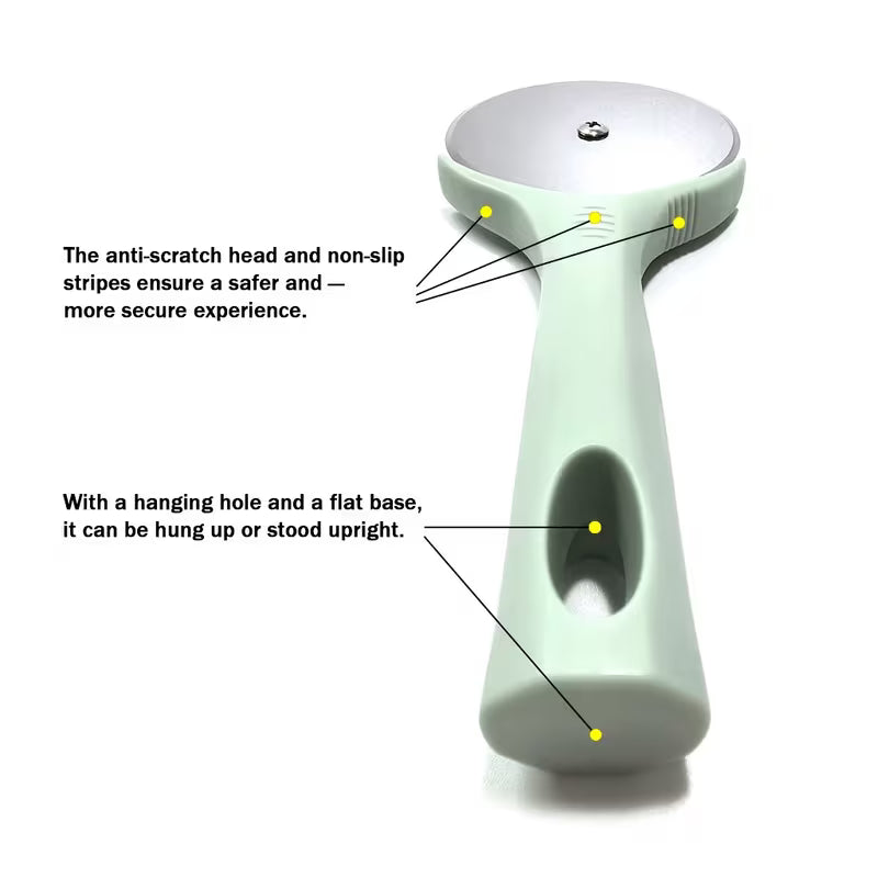Stainless Steel Pizza Wheel Cutter - Ergonomic Handle - Durable 304 Stainless Steel