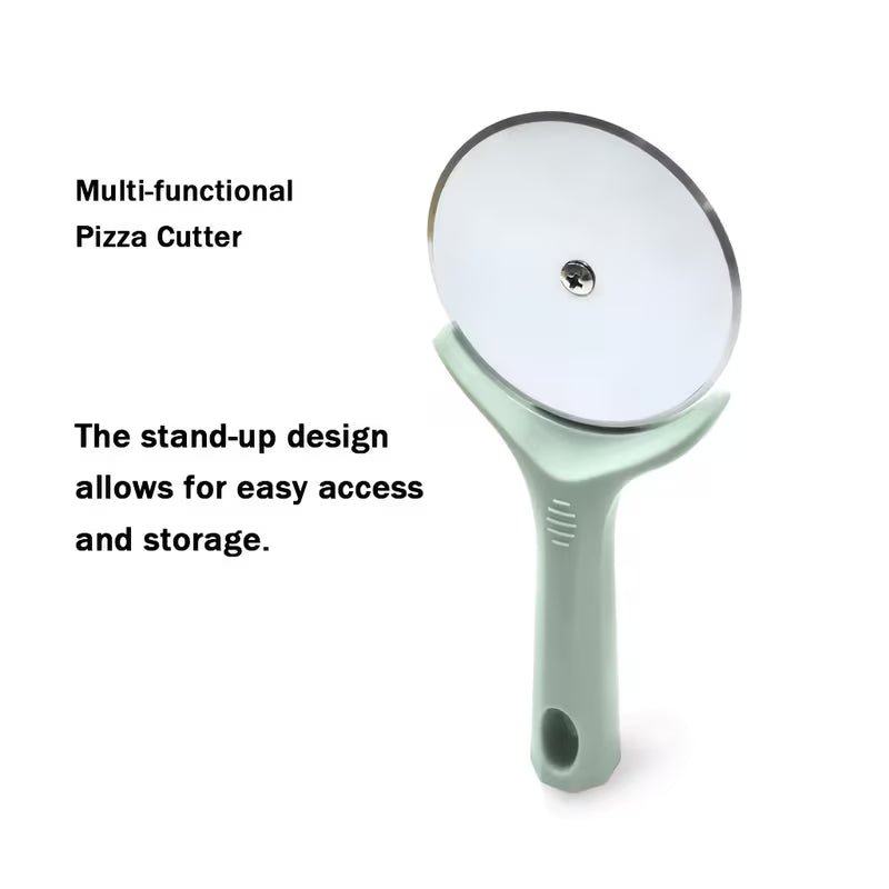 Stainless Steel Pizza Wheel Cutter - Ergonomic Handle - Durable 304 Stainless Steel