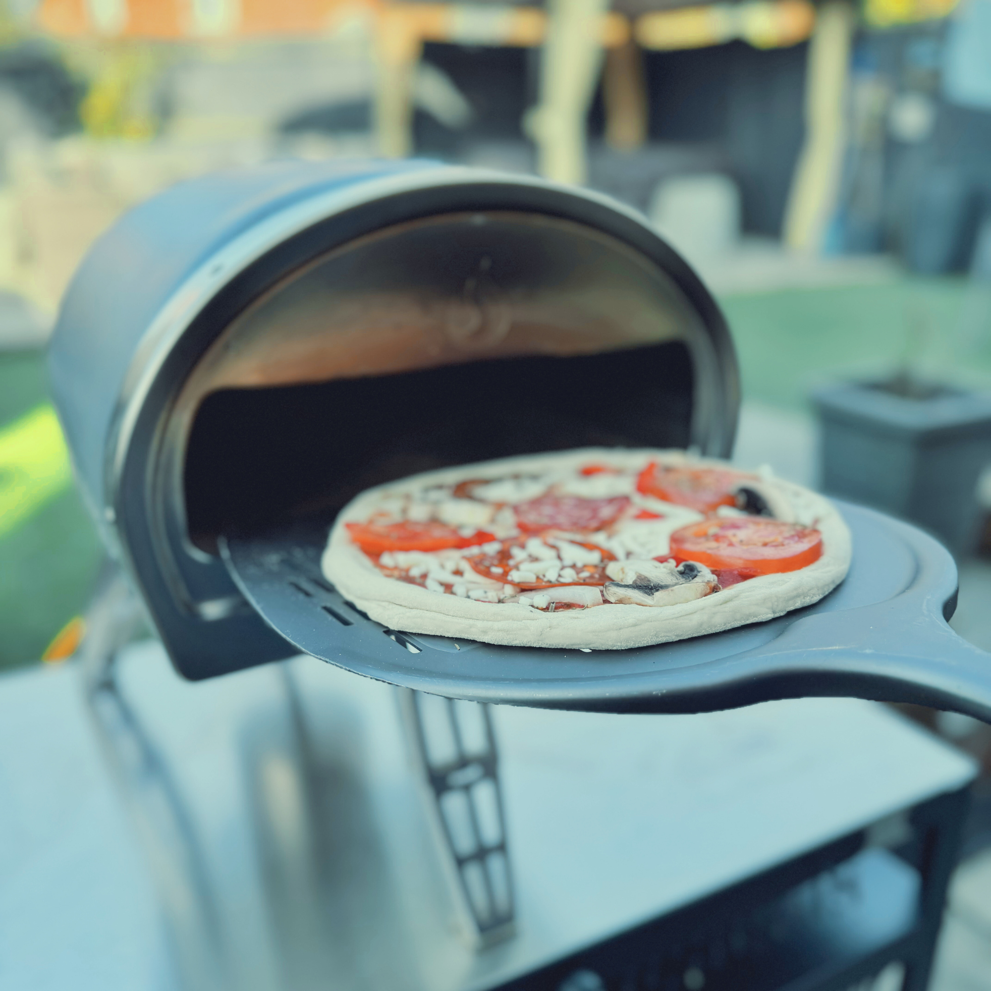 Authentic Neapolitan pizza baked in a Gozney pizza oven