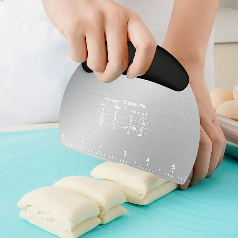 Pizza Dough Scraper - Stainless Steel