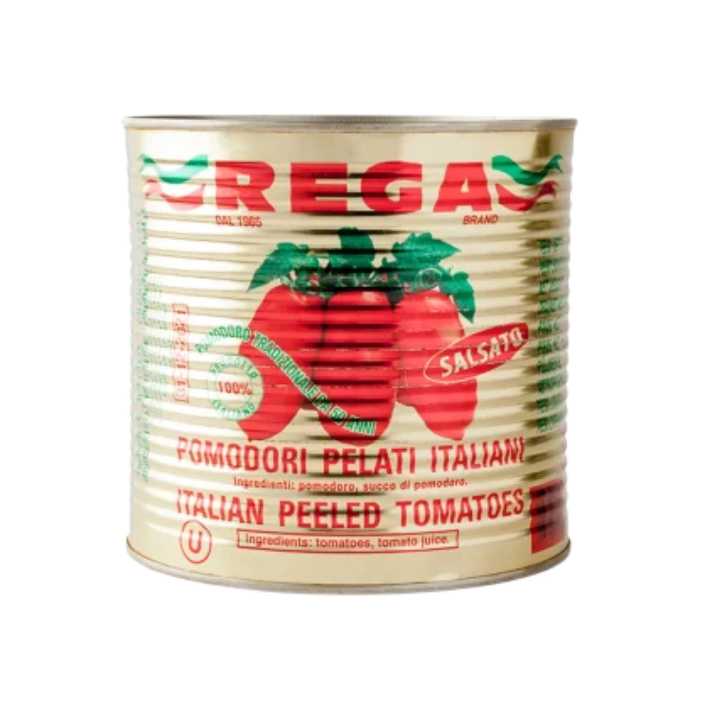Rega - Gold Plum Tomatoes - Authentic from Mount Vesuvius, Naples - 2.5kg