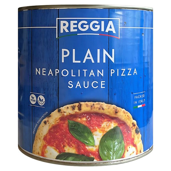 Reggia Neapolitan Pizza Sauce 2.5KG - Spiced & Plain